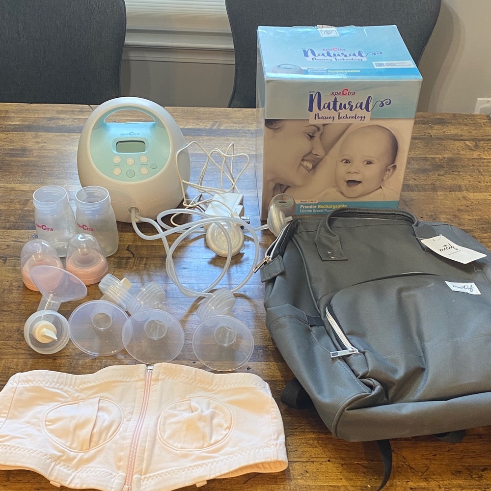 Spectra S1 Premier Breast Pump Set with Accessories